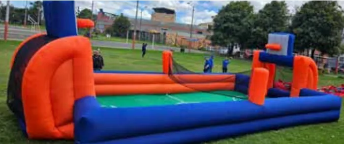 Cancha inflable multijuego